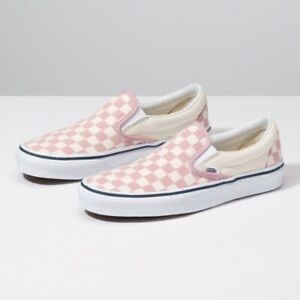 SLIP ON VANS Pink Checkered